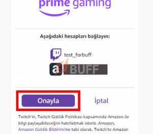 Prime Gaming ve Twitch Hesabı Birleştirme