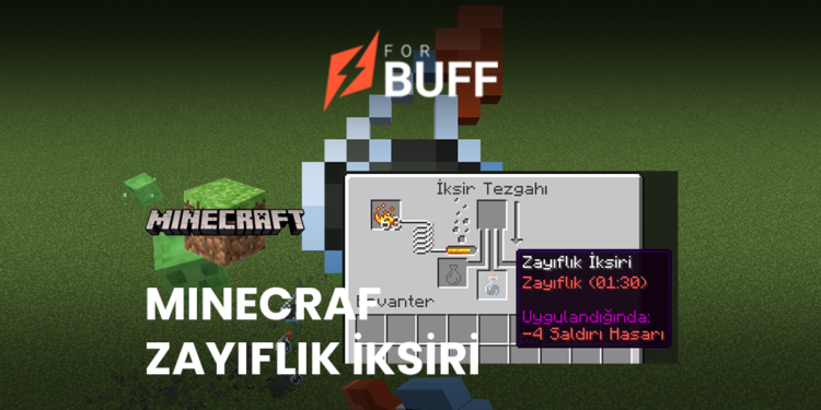 Minecraft Zayıflık İksiri Yapımı Malzemeler ve Yapılışı